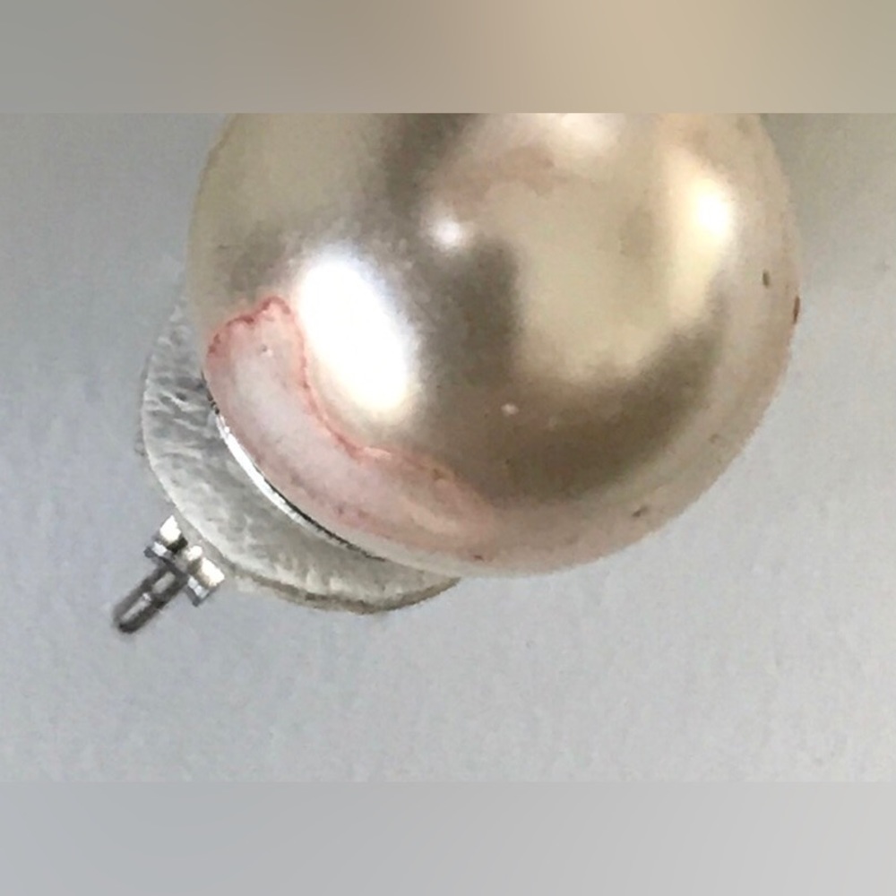 Costume Jewelry Pearl Earrings for Pierced Ears - Picture 2 of 2